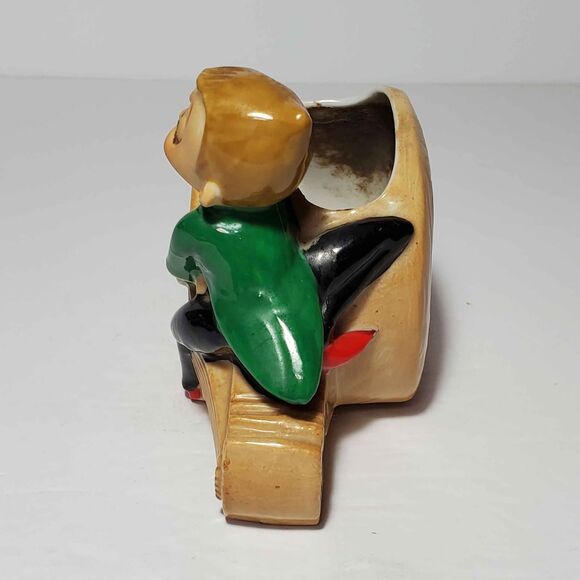 Acme China Pixie Elf Cello Planter Vintage - Picture 5 of 8